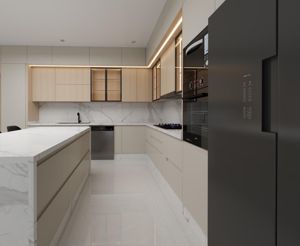 Cuisine sur mesure réalisée par BlocDécom